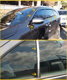 Foto 6 | Foto 6 | Moldura Cromada Zlirfy De 25 Pies Para Carrocería Universal Plateada - Venta Internacional.