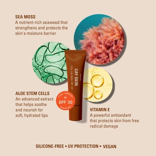 Foto 3 | Foto 3 | Bálsamo Labial Cay Skin Isle Spf 30 Hidratante Vainilla Y Azúcar Moreno - Venta Internacional.