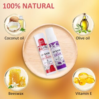 Foto 3 | Foto 3 | Bálsamo Labial Visrie Natural Con Vitamina E Y Aceite De Coco  Paquete De 32 - Venta Internacional.