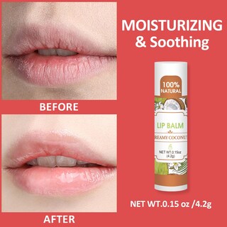 Foto 4 | Foto 4 | Bálsamo Labial Visrie Natural Con Vitamina E Y Aceite De Coco  Paquete De 32 - Venta Internacional.