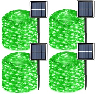 Foto 1 | Foto 1 | Guirnalda De Luces Solares Qitong Green 100 Led 10 M 8 Modos Paquete De 4 - Venta Internacional.