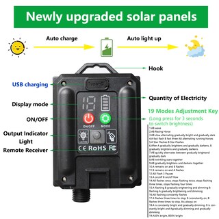 Foto 2 | Foto 2 | Luces Solares Curyidy 200 Led Resistentes Al Agua 19 Modos - Venta Internacional.