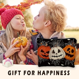 Foto 2 | Foto 2 | Bolsa De Maquillaje Ryycdoi Halloween Spider Pumpkin Para Mujer - Venta Internacional.