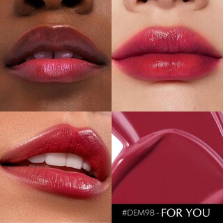 Foto 4 | Foto 4 | Set De Pintalabios De'mumu Rojo Oscuro  Hidratante Y Brillante Para Mujeres Veganas - Venta Internacional.
