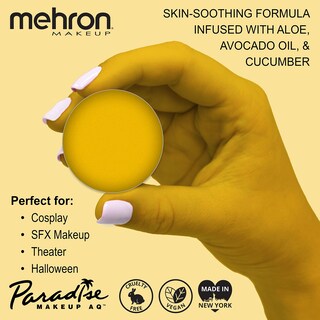 Foto 2 | Foto 2 | Recambio De Maquillaje Mehron Paradise Makeup Aq 7 Ml Color Amarillo - Venta Internacional.