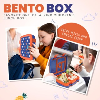 Foto 7 | Foto 7 | Fiambrera Yolay Bento Box Para Niños A Prueba De Fugas 5 Compartimentos - Venta Internacional.