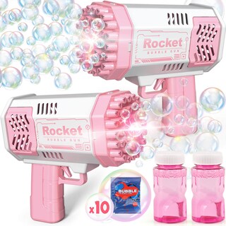 Foto 1 | Foto 1 | Bubble Gun Bubble Machine Bubble Machine Paquete De 2 Unidades Para Niños De 4 A 8 Años - Venta Internacional.