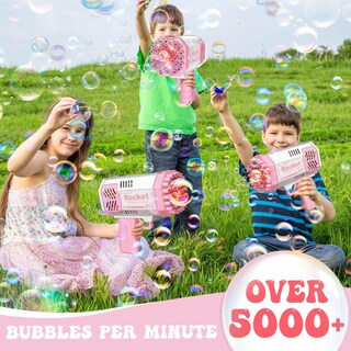 Foto 3 | Foto 3 | Bubble Gun Bubble Machine Bubble Machine Paquete De 2 Unidades Para Niños De 4 A 8 Años - Venta Internacional.
