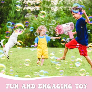 Foto 5 | Foto 5 | Bubble Gun Bubble Machine Bubble Machine Paquete De 2 Unidades Para Niños De 4 A 8 Años - Venta Internacional.