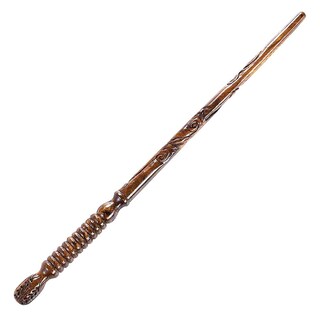 Foto 1 | Foto 1 | Varita Mágica De Madera Tallada A Mano Con Forma De Hechicero 38 Cm - Venta Internacional.