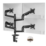 Soporte De Monitor Ergounion 4 Para Escritorio Con Pantalla Cuádruple De 40 Pulgadas Y 11 3 Kg - Venta Internacional.