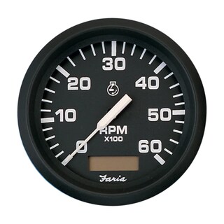 Foto 1 | Foto 1 | Tacómetro De Gas Interno Euro Tach/hour 6000 Negro - Venta Internacional.