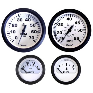 Foto 1 | Foto 1 | Tacómetro Velocímetro Indicador De Combustible Voltímetro Faria Kt9795 - Venta Internacional.