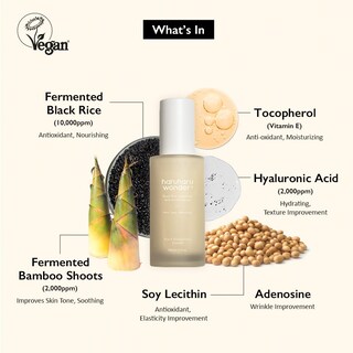 Foto 2 | Foto 2 | Sérum Haruharu Wonder Hialurónico Antiarrugas De Arroz Negro 50 Ml - Venta Internacional.