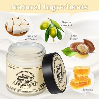 Foto 2 | Foto 2 | Crema Para El Cuidado De La Piel Lionmane Beef Tallow 125ml - Venta Internacional.