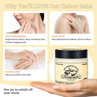 Foto 5 | Foto 5 | Crema Para El Cuidado De La Piel Lionmane Beef Tallow 125ml - Venta Internacional.