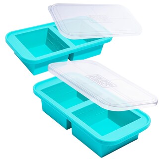Foto 1 | Foto 1 | Bandeja Para Congelador Souper Cubes De Silicona De 500 Ml Paquete De 2 Con Tapas Color Aguamarina - Venta Internacional.