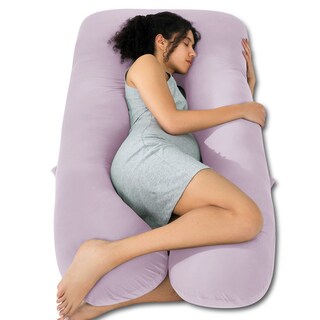 Foto 1 | Foto 1 | Almohada De Embarazo Queen Rose Cooling En Forma De U Púrpura - Venta Internacional.