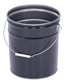 Foto 1 | Foto 1 | Cubeta De Acero Con Cabezal Abierto Vestil Pail-stl-ri De 19 Litros De Capacidad Color Negro - Venta Internacional.