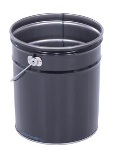 Foto 2 | Foto 2 | Cubeta De Acero Con Cabezal Abierto Vestil Pail-stl-ri De 19 Litros De Capacidad Color Negro - Venta Internacional.