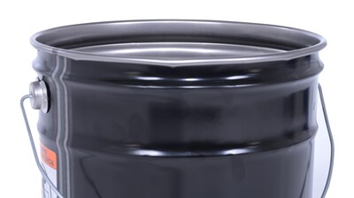 Foto 5 | Foto 5 | Cubeta De Acero Con Cabezal Abierto Vestil Pail-stl-ri De 19 Litros De Capacidad Color Negro - Venta Internacional.