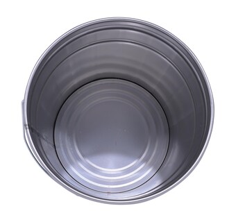 Foto 7 | Foto 7 | Cubeta De Acero Con Cabezal Abierto Vestil Pail-stl-ri De 19 Litros De Capacidad Color Negro - Venta Internacional.