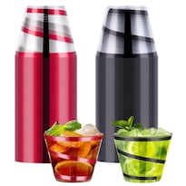 Copas De Vino Desechables De Plástico Dualshine  100 Unidades  270 Ml - Venta Internacional.