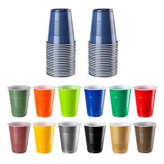 Foto 4 | Foto 4 | Vasos Desechables De Plástico Qihuankj 12 Onzas Azul Índigo Paquete De 100 - Venta Internacional.