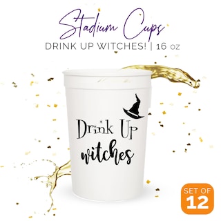 Foto 2 | Foto 2 | Vasos De Halloween De Drink Up Witches Your Dream Party Shop 470 Ml Juego De 12 - Venta Internacional.