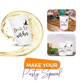 Foto 6 | Foto 6 | Vasos De Halloween De Drink Up Witches Your Dream Party Shop 470 Ml Juego De 12 - Venta Internacional.