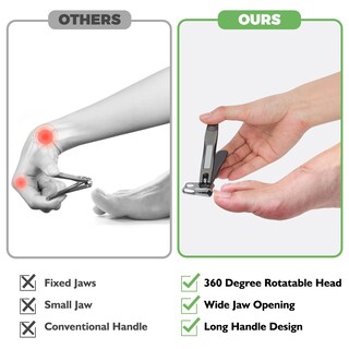 Foto 6 | Foto 6 | Cortauñas Handweng Para Personas Mayores Uñas Gruesas - Venta Internacional.