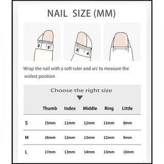 Foto 5 | Foto 5 | Press On Nails Jieadjie 100% Hecho A Mano Blanco Luna Tamaño Pequeño - Venta Internacional.