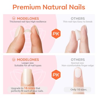 Foto 6 | Foto 6 | Press On Nails Modelones Pink Ombre Fall Halloween 32 Unidades - Venta Internacional.
