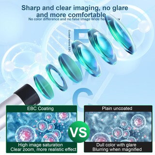 Foto 2 | Foto 2 | Microscopio Compuesto Herwicm 40x-2000x Para Niños Con Kit De Diapositivas - Venta Internacional.