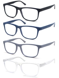 Foto 1 | Foto 1 | Gafas De Lectura Olomee Grandes Grandes +1 75 Para Hombre Paquete De 4 - Venta Internacional.