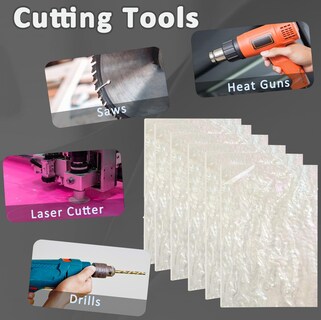 Foto 4 | Foto 4 | Lámina Acrílica Faeliknise Glitter Pearl 3 Mm 12 X 20 Cm Paquete De 6 - Venta Internacional.