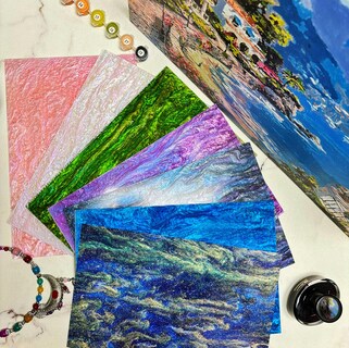 Foto 5 | Foto 5 | Lámina Acrílica Faeliknise Glitter Pearl 3 Mm 12 X 20 Cm Paquete De 6 - Venta Internacional.