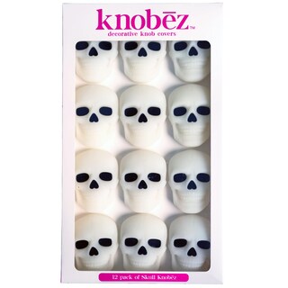 Foto 1 | Foto 1 | Fundas Decorativas Para Pomos De Armario Knobēz Skull Paquete De 12 - Venta Internacional.
