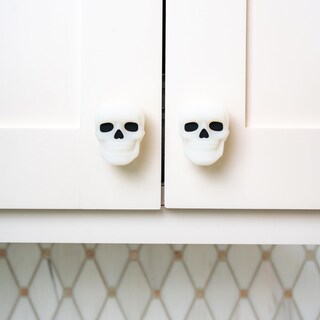Foto 3 | Foto 3 | Fundas Decorativas Para Pomos De Armario Knobēz Skull Paquete De 12 - Venta Internacional.