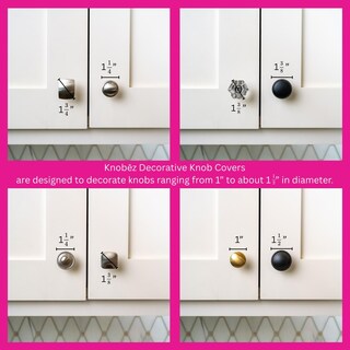 Foto 7 | Foto 7 | Fundas Decorativas Para Pomos De Armario Knobēz Skull Paquete De 12 - Venta Internacional.