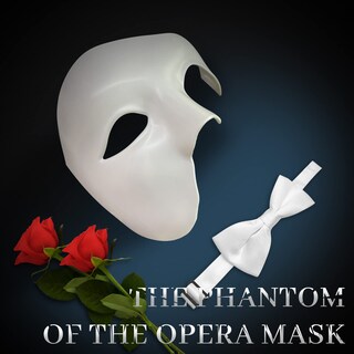 Foto 5 | Foto 5 | Máscara De Mascarada Incredecor Phantom Of The Opera Para Hombre - Venta Internacional.
