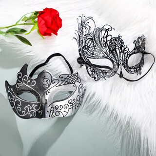 Foto 3 | Foto 3 | Set De Mascarada Veneciana De Metal Yu Feng - Venta Internacional.