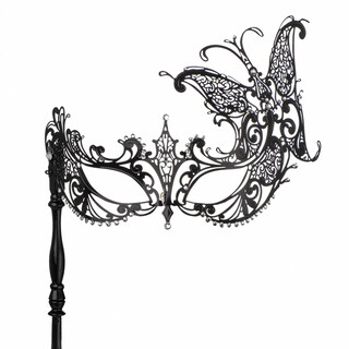 Foto 1 | Foto 1 | Máscara De Mascarada Yu Feng Veneciana De Metal Con Strass - Venta Internacional.