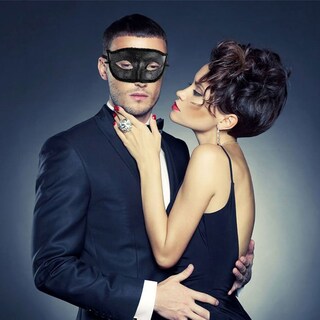 Foto 3 | Foto 3 | Máscaras De Baile De Disfraces Idoxe Fashion Encaje Para Pareja Color Negro Veneciano - Venta Internacional.