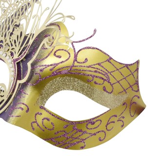 Foto 5 | Foto 5 | Máscara Coddsmz Metal Lady Masquerade Halloween Mardi Gras - Venta Internacional.