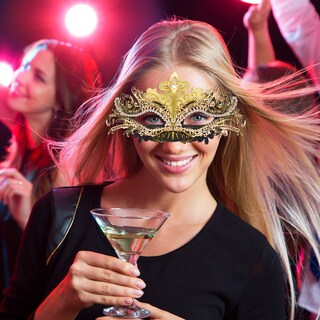 Foto 6 | Foto 6 | Máscaras De Disfraces Siquk Para Pareja  Fiesta Veneciana  Color Negro Y Dorado - Venta Internacional.