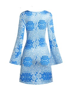 Foto 3 | Foto 3 | Disfraz De Deerjoke Disfraz De Discoteca De Los Años 60 Y 70 Vestido Hippie Para Mujer Azul - Venta Internacional.