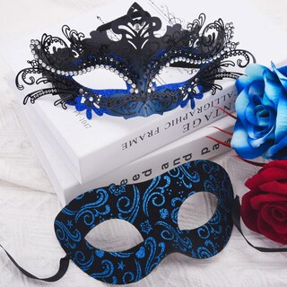 Foto 4 | Foto 4 | Disfraz Veneciano De Halloween Para Pareja De Masquerade Masks Siquk - Venta Internacional.