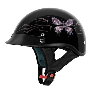 Foto 1 | Foto 1 | Medio Casco De Moto Vcan Cruiser Intrincate Butterfly Xs - Venta Internacional.