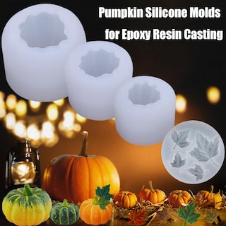 Foto 4 | Foto 4 | Juego De Moldes De Silicona Para Velas De Calabaza Zqysing 4 Piezas - Venta Internacional.